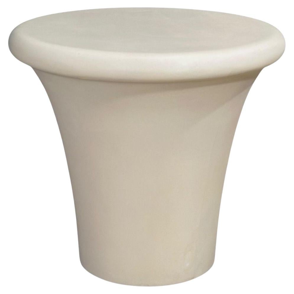 Faux Goatskin Mushroom Side/End Table, 1970