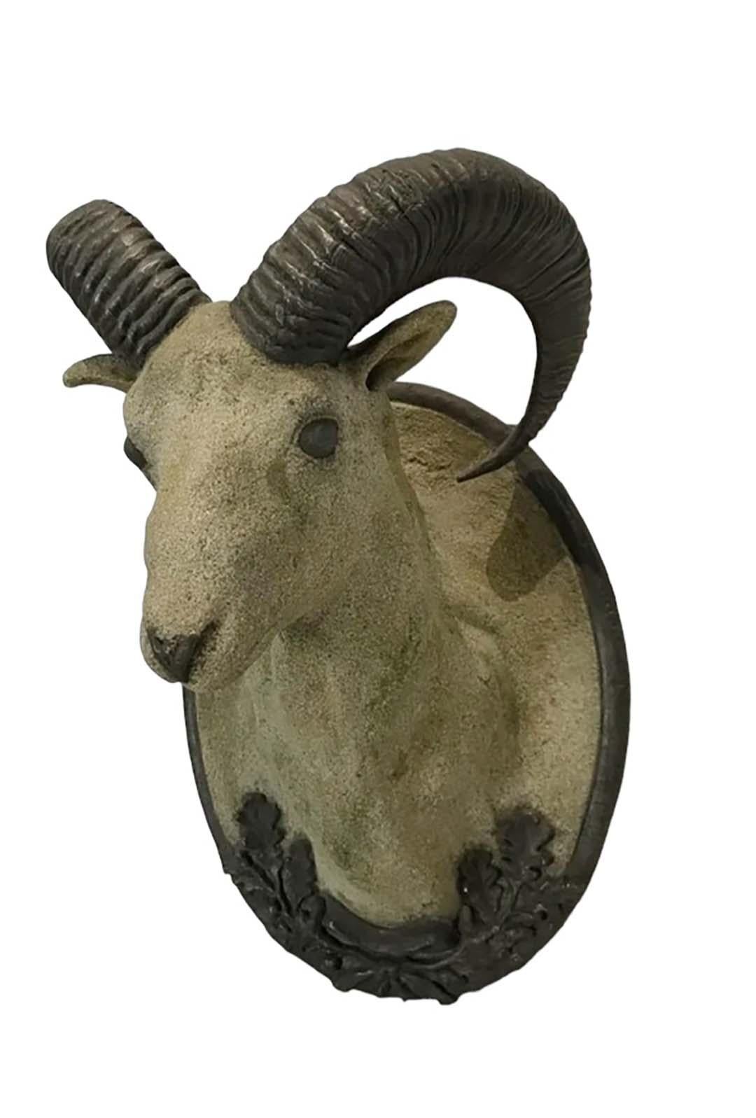 Faux Granit Ram Wandhalterung im Zustand „Gut“ im Angebot in Dallas, TX