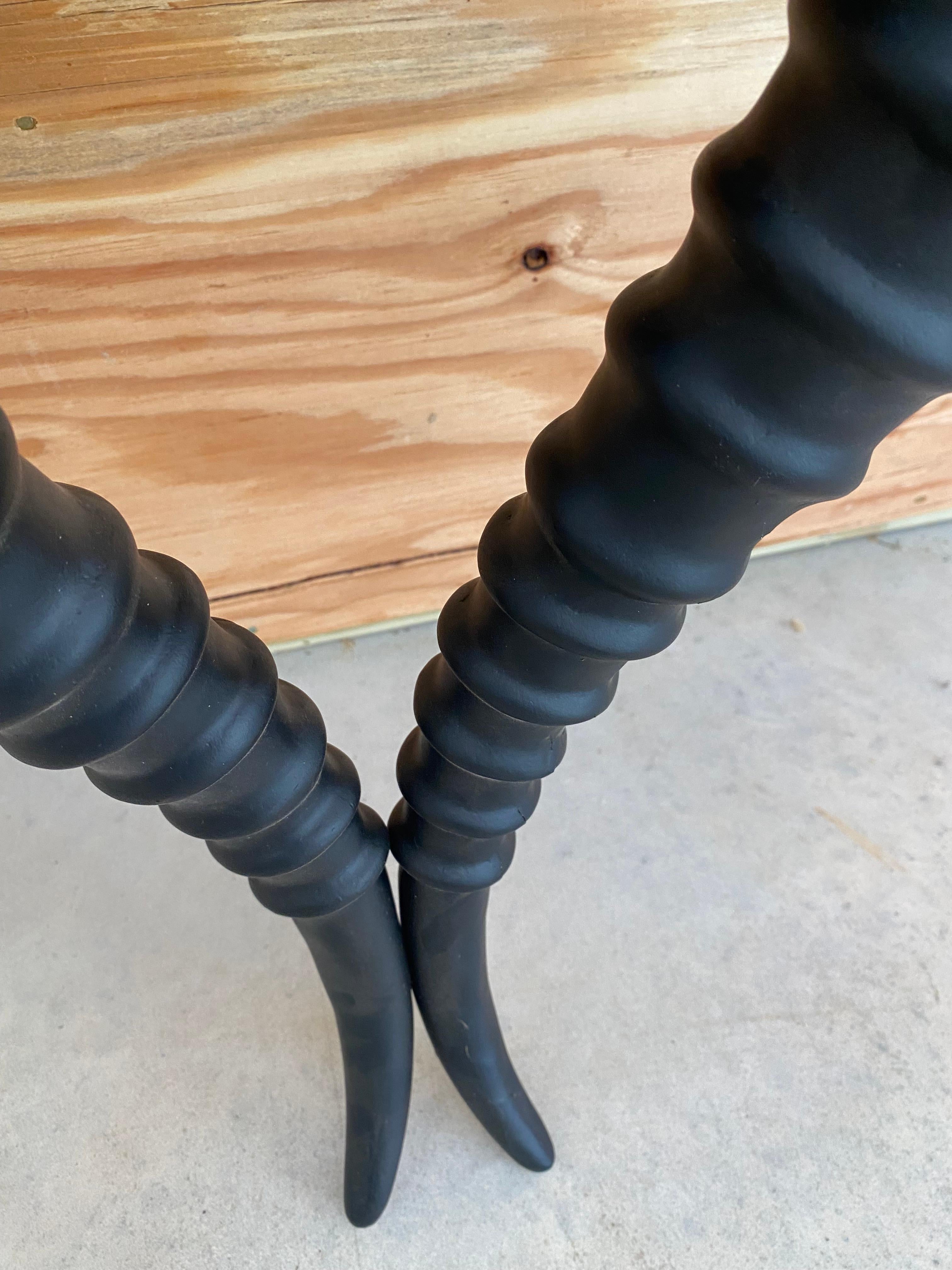 Faux Horn Wall-Mounted Console Table en vente 4