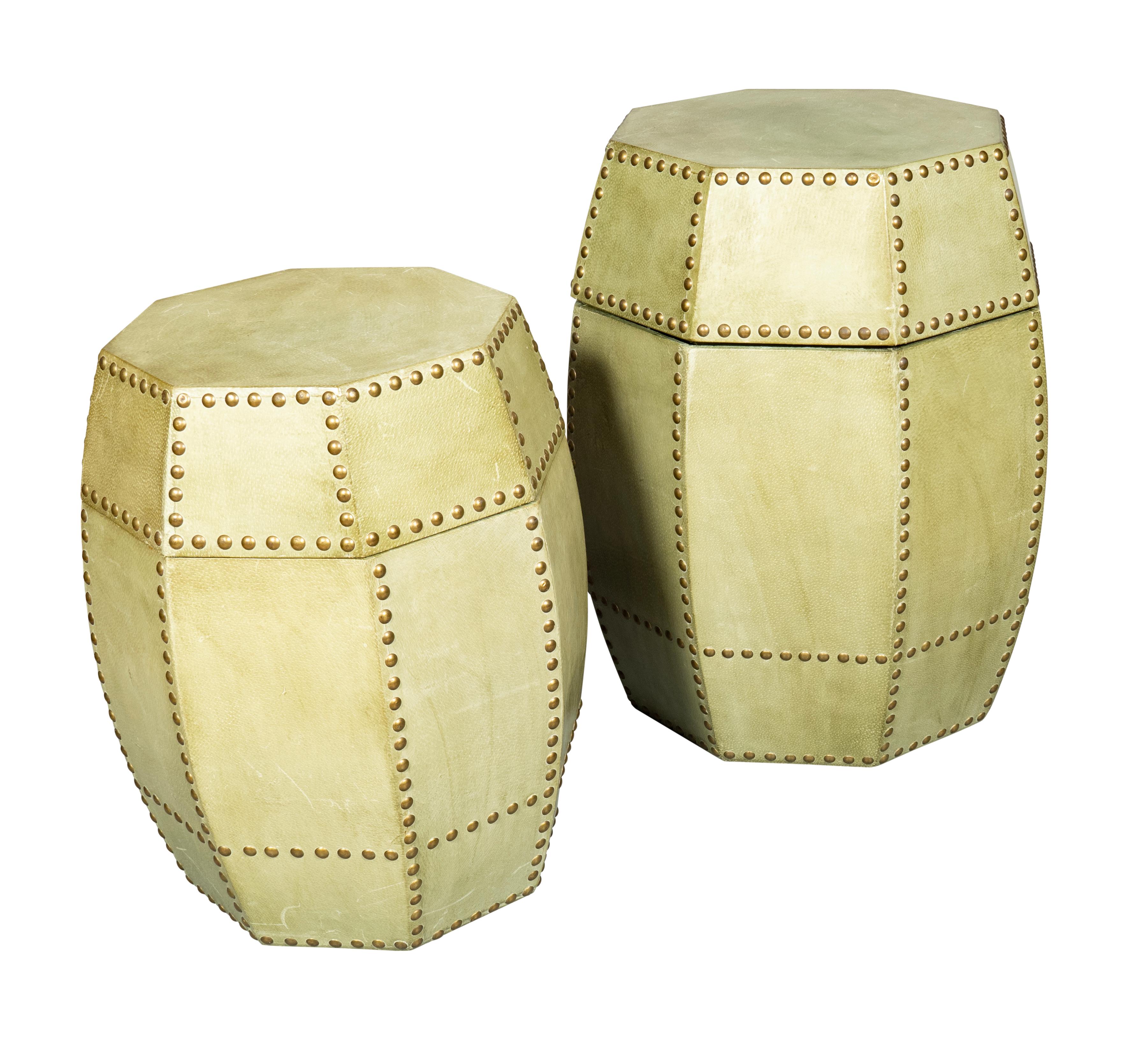American Faux Leather Barrel