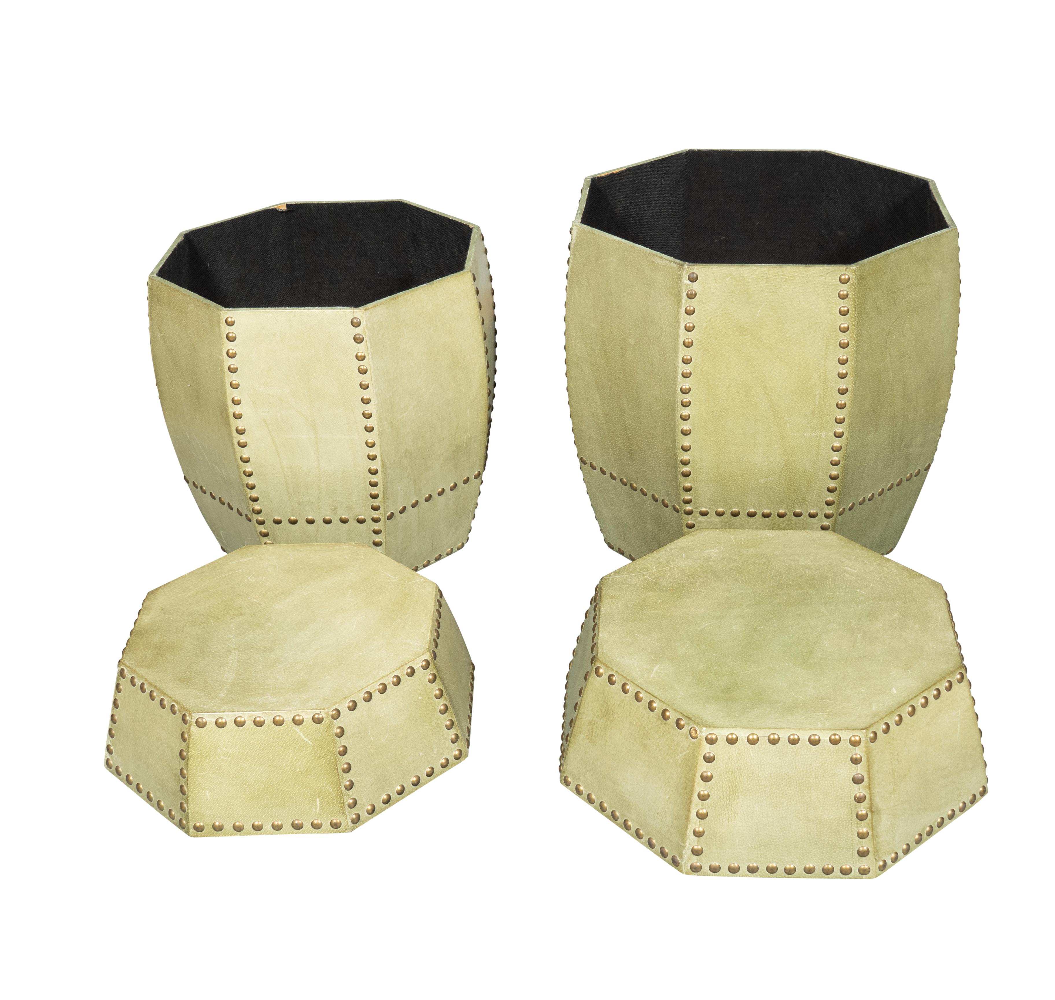 Faux Leather Barrel 1