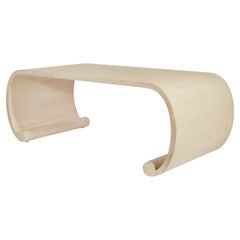 Faux Linen Coffee Table, Emilia, by Bunny Williams Home