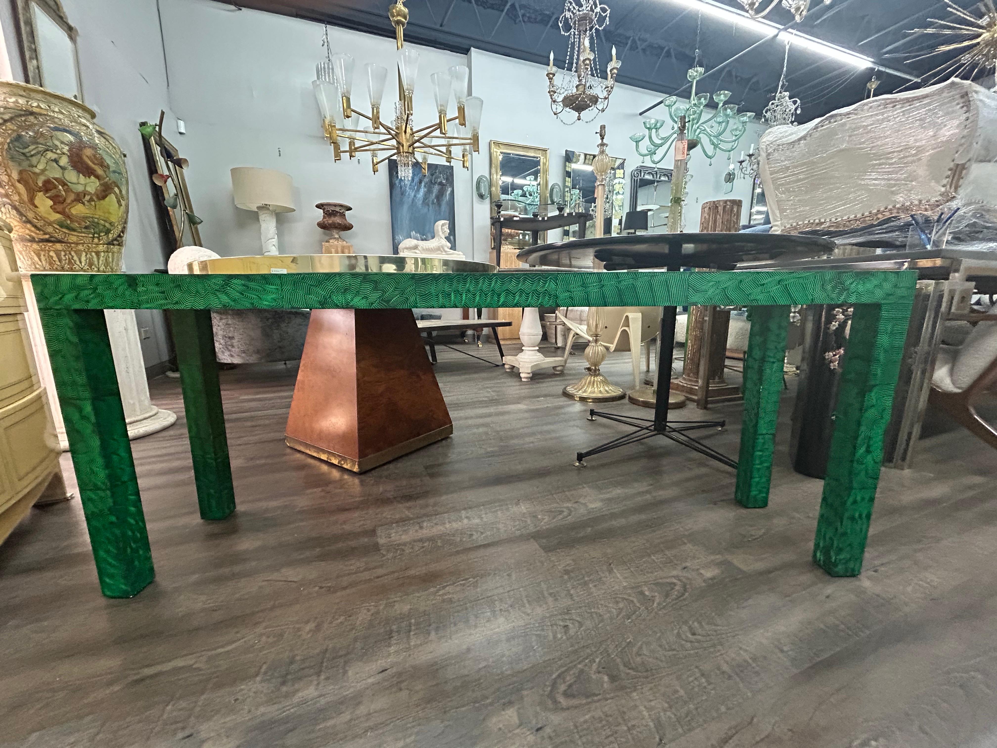 Mesa consola de malaquita sintética Desconocido en venta
