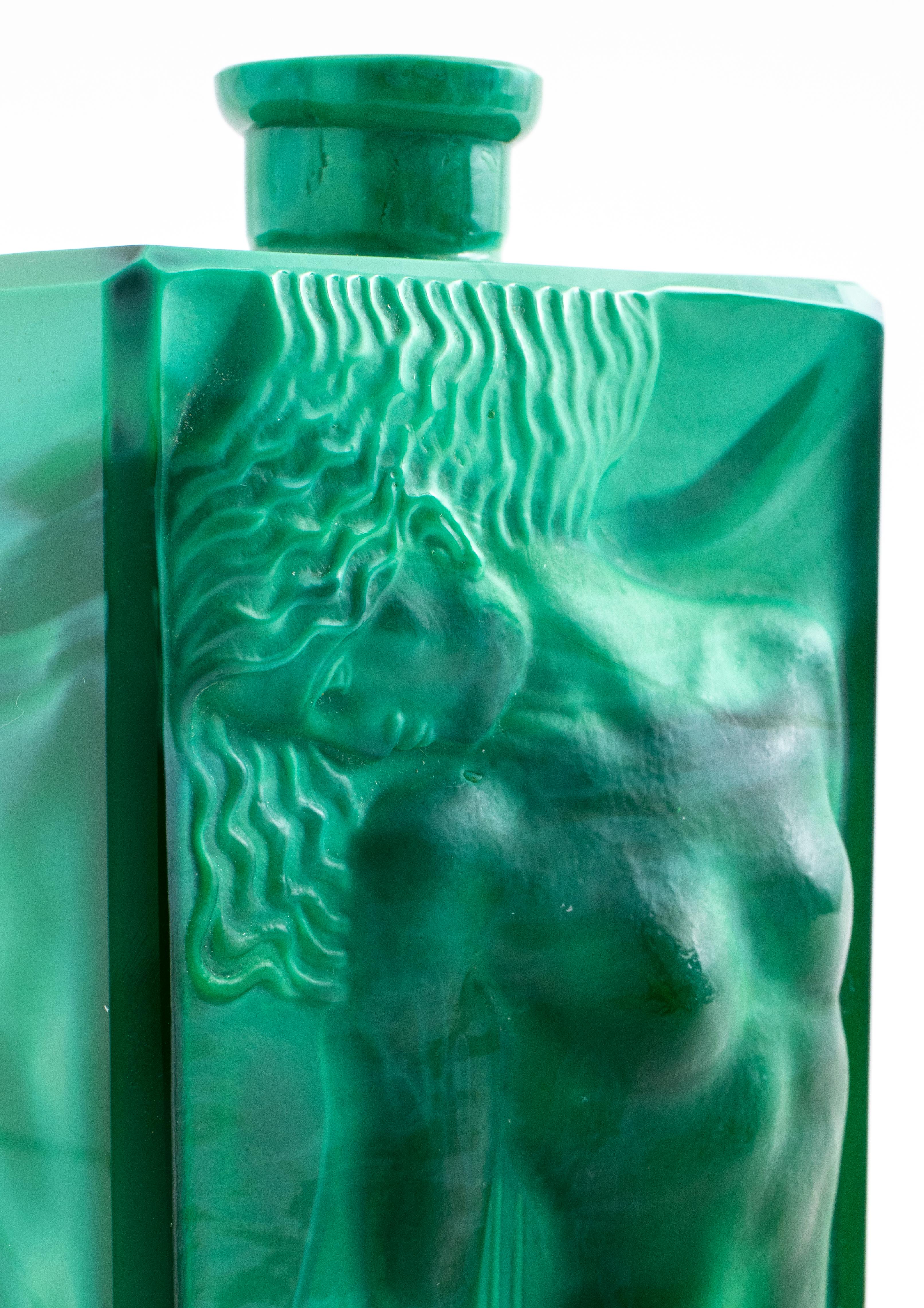 Faux Malachite Drinking Vessel In Good Condition In New York, NY