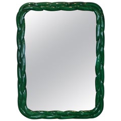 Faux Malachite Mirror