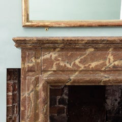 Faux Marble Hand Painted Bedroom Fireplace