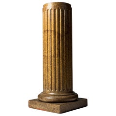 Faux Marble Painted Column 19th century