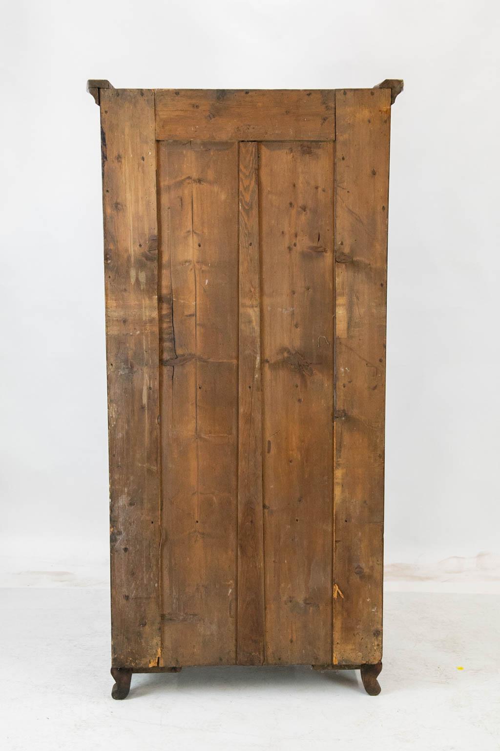 Faux Painted French Bonnetiere For Sale 8