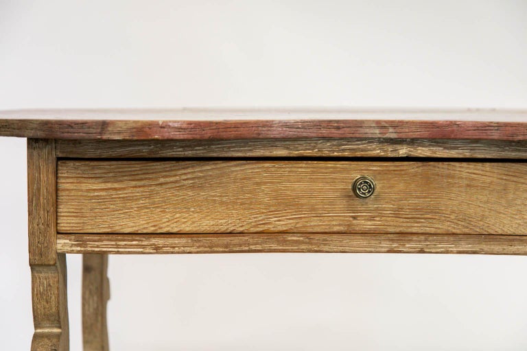 Faux Painted One Drawer Table For Sale at 1stDibs