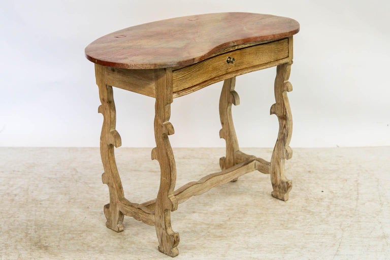Faux Painted One Drawer Table For Sale at 1stDibs