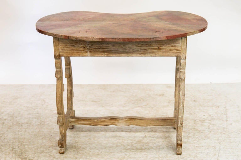 Faux Painted One Drawer Table For Sale at 1stDibs