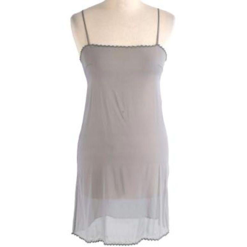 Faux Pearl Embellished Pleated Knit Dress In Good Condition For Sale In London, GB