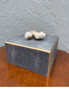 Faux Shagreen Box