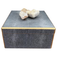 Faux Shagreen Box