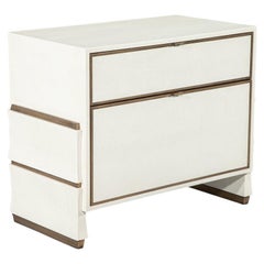 Cabinet de bureau moderne en faux galuchat