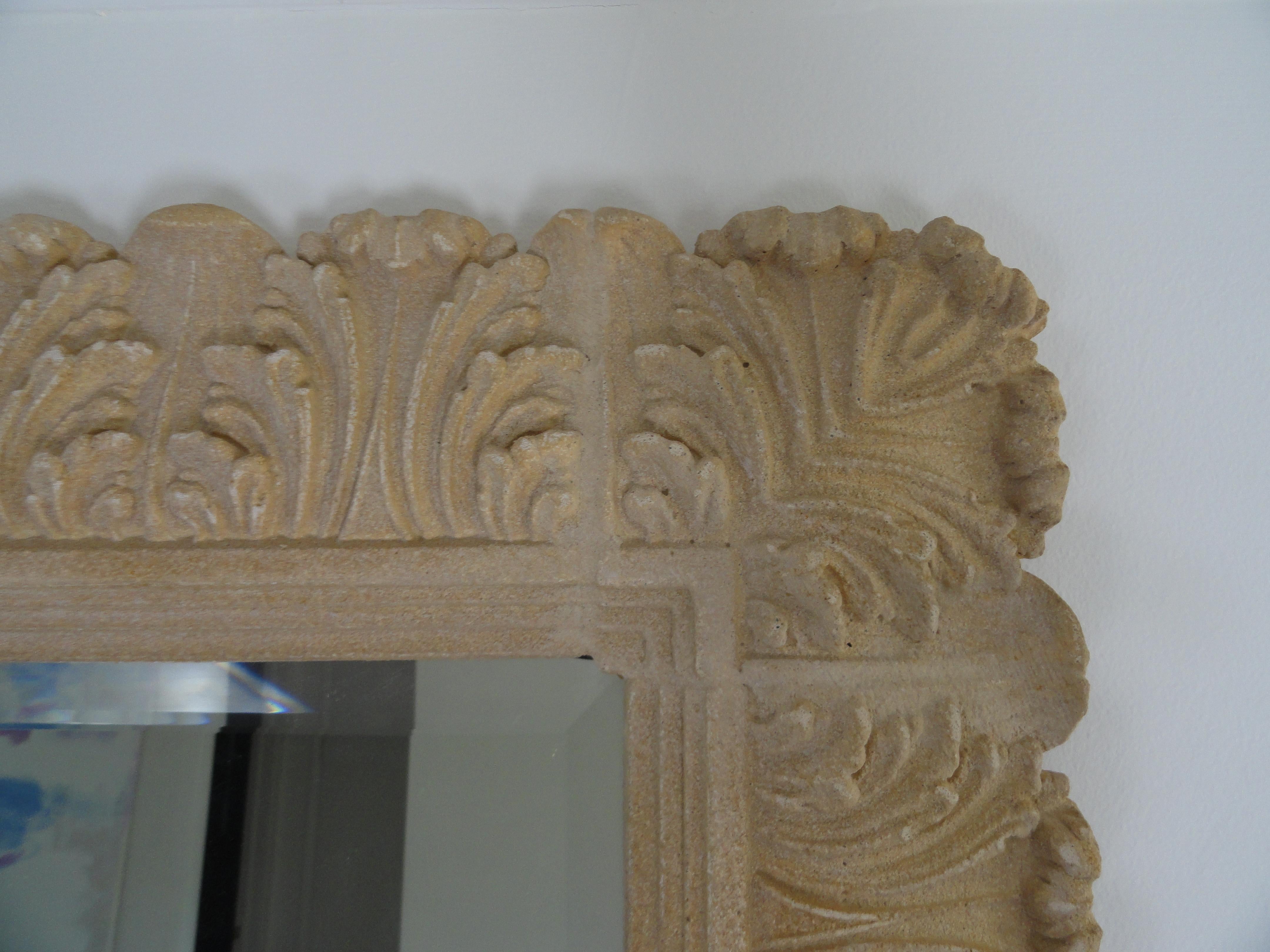 Faux Stone Mirror For Sale 1
