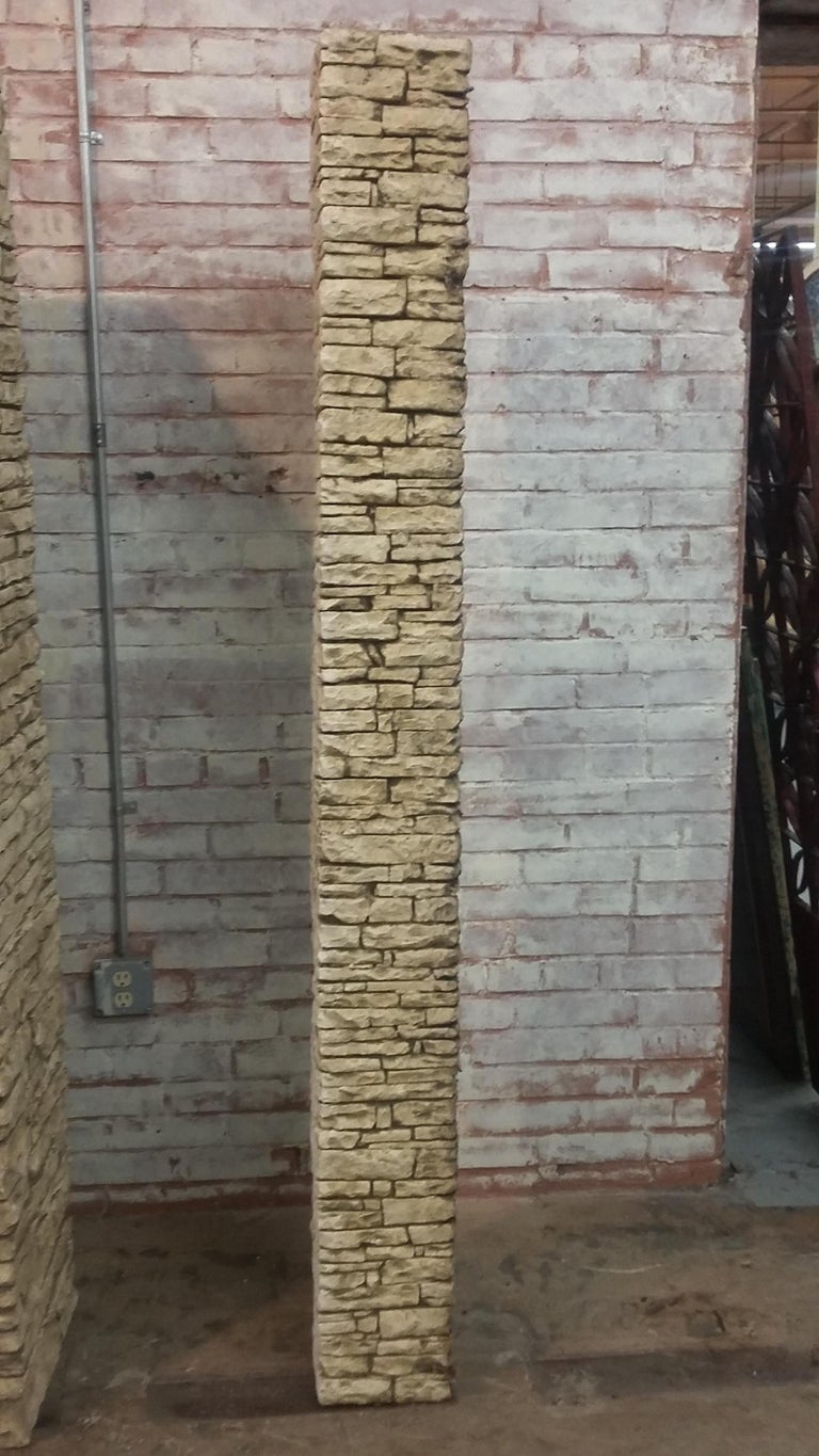 Faux Stone Pillars / Columns For Sale at 1stdibs
