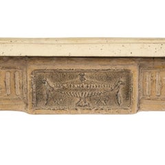 Console rustique française en fausse pierre
