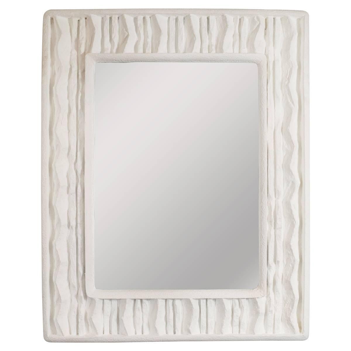 Faux Stone Surround Mirror For Sale