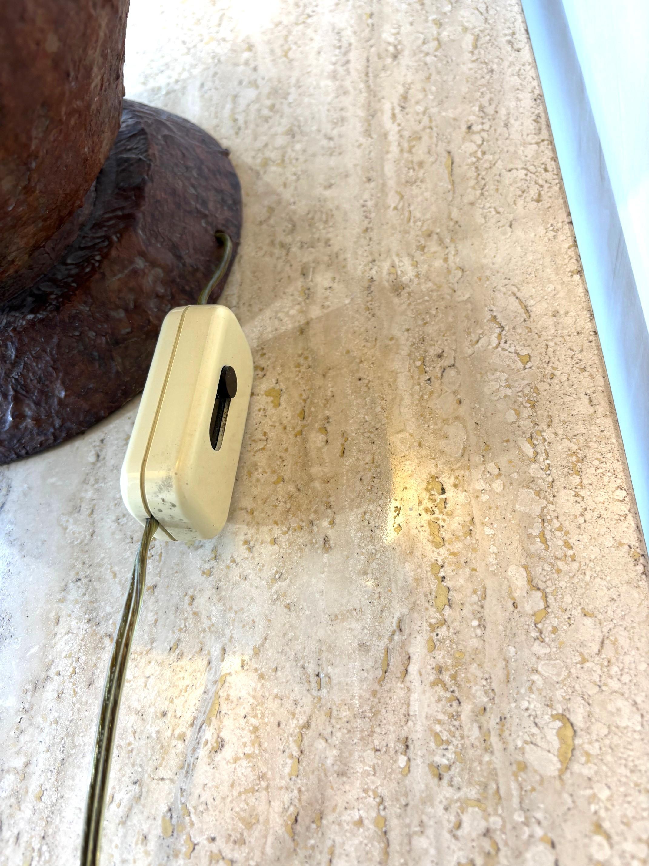 Faux Stone Tischlampen (Ende des 20. Jahrhunderts) im Angebot