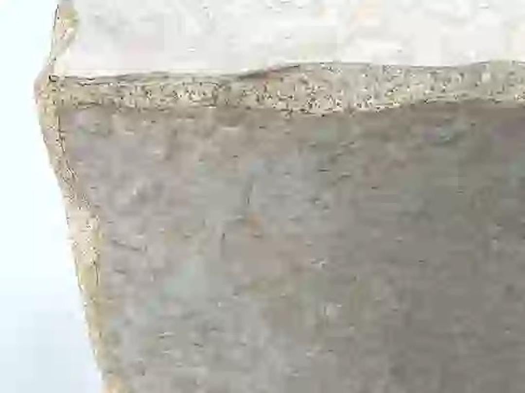 Late 20th Century Faux Stone Tall Square Column Display Pedestal For Sale