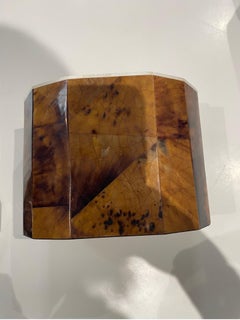 Faux Tortoise and Stone Dodecagon Box