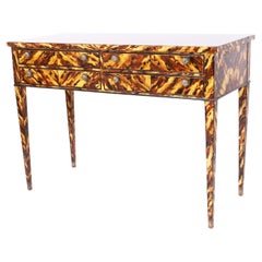 Mesa Servidor o Consola Estilo Georgiano Faux Tortoise by Johnson Furniture