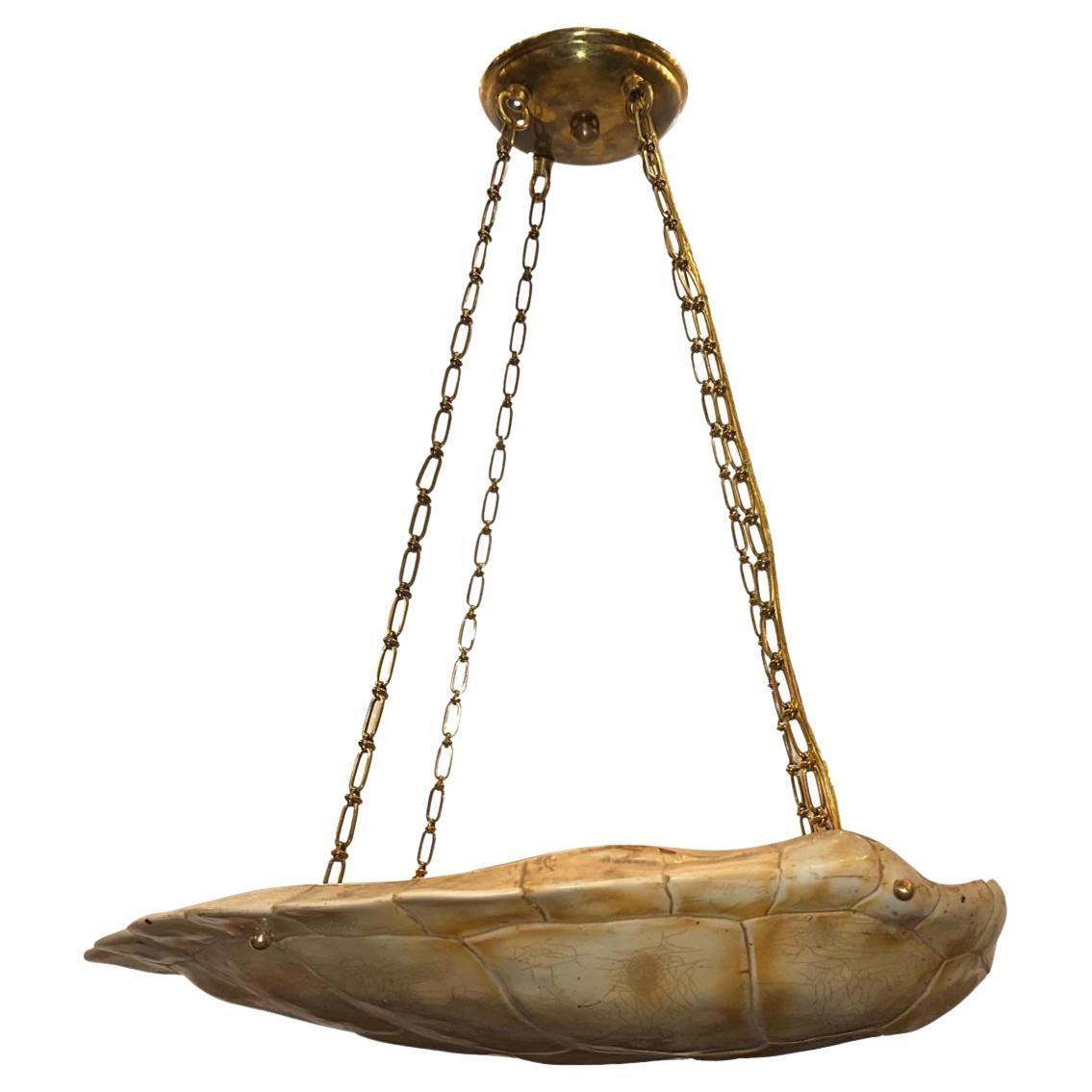 Faux Schildkröte Leuchte im Angebot