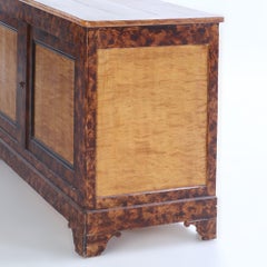 Faux tortoise Painted Italian Sideboard C 1900.