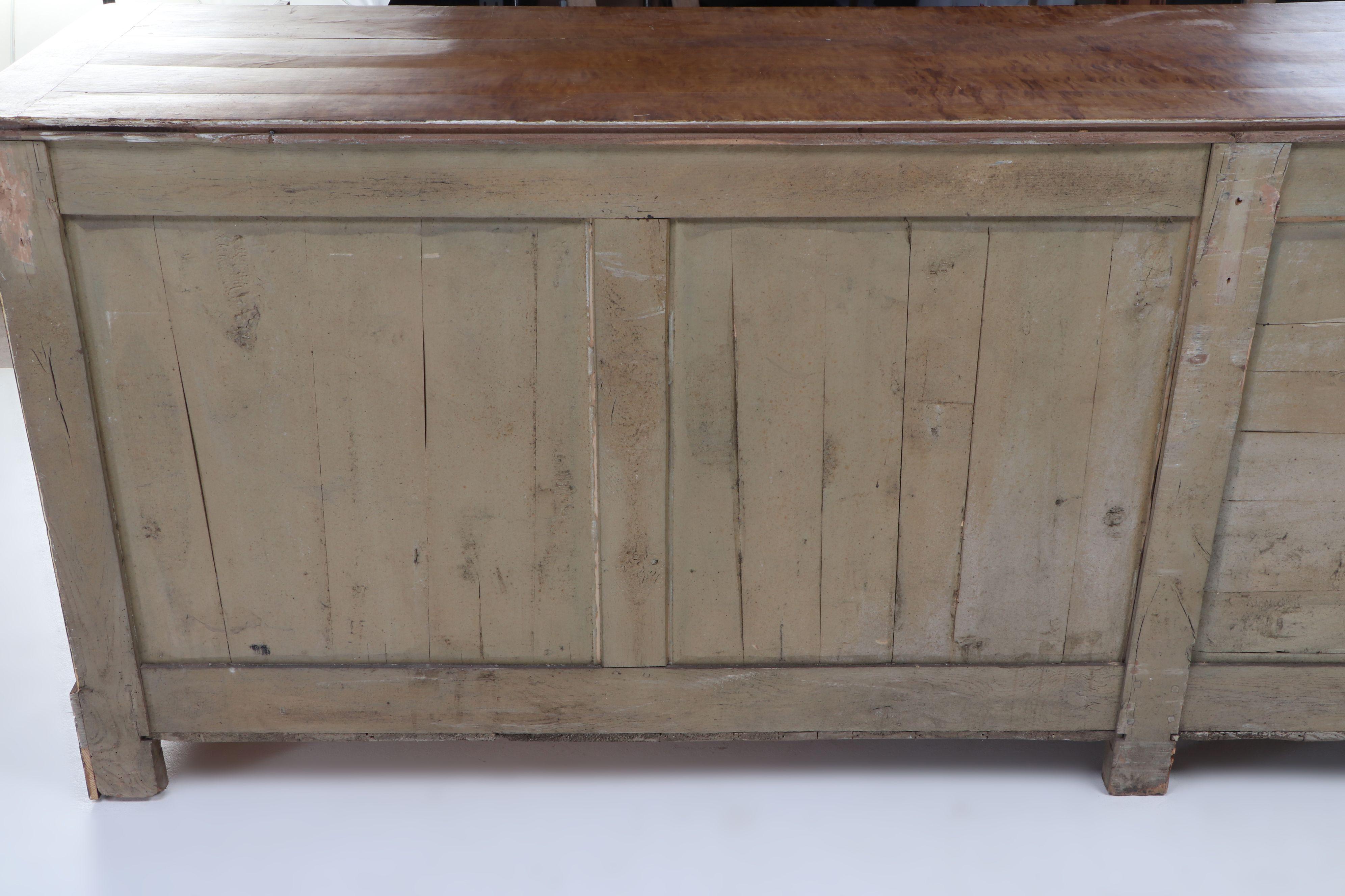 Faux tortoise Painted Italian Sideboard C 1900. For Sale 2