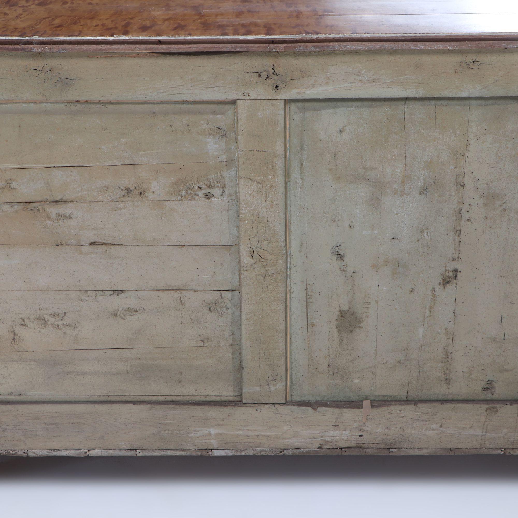 Faux tortoise Painted Italian Sideboard C 1900. For Sale 3