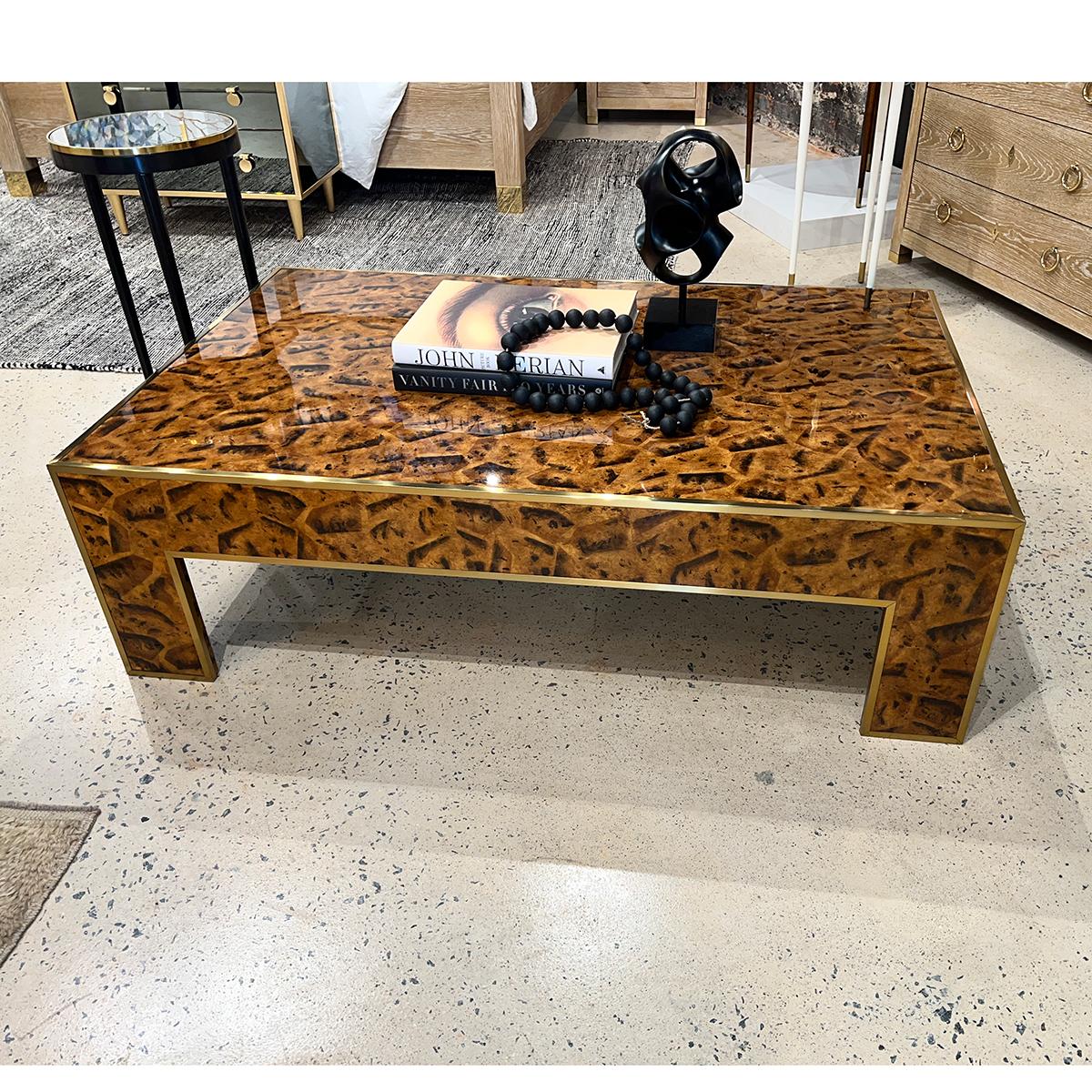 tortoiseshell coffee table