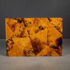Dekorative Box aus Schildkrötenpanzerimitat