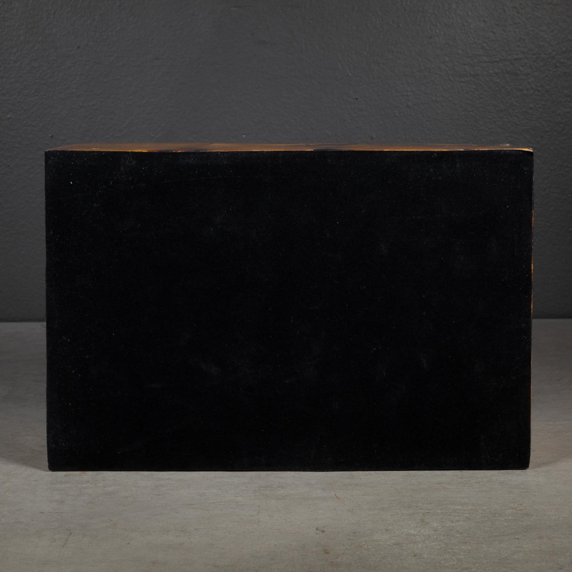Faux Tortoise Shell Decorative Box For Sale 1