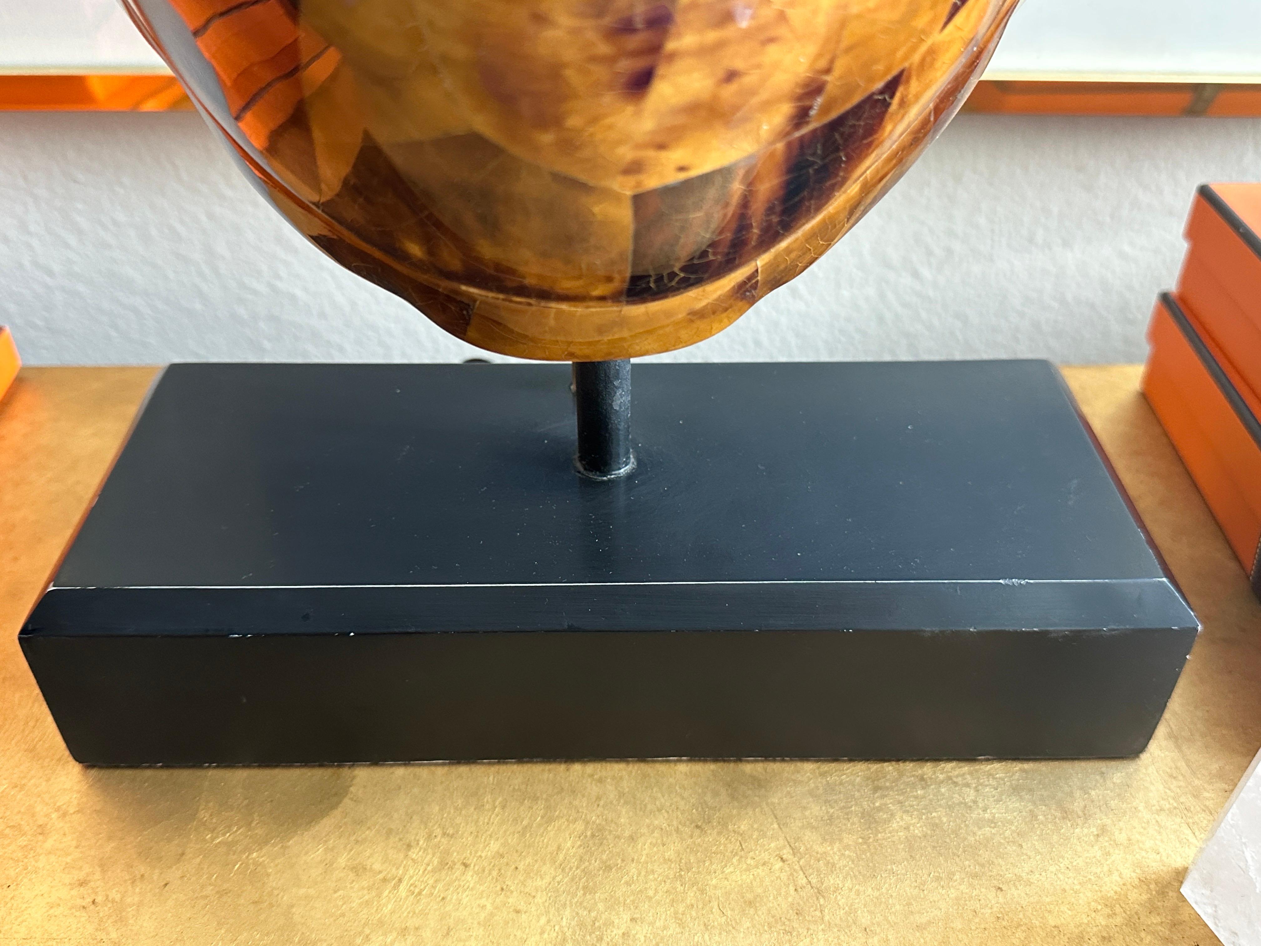 Faux Tortoise Shell Lamp 4