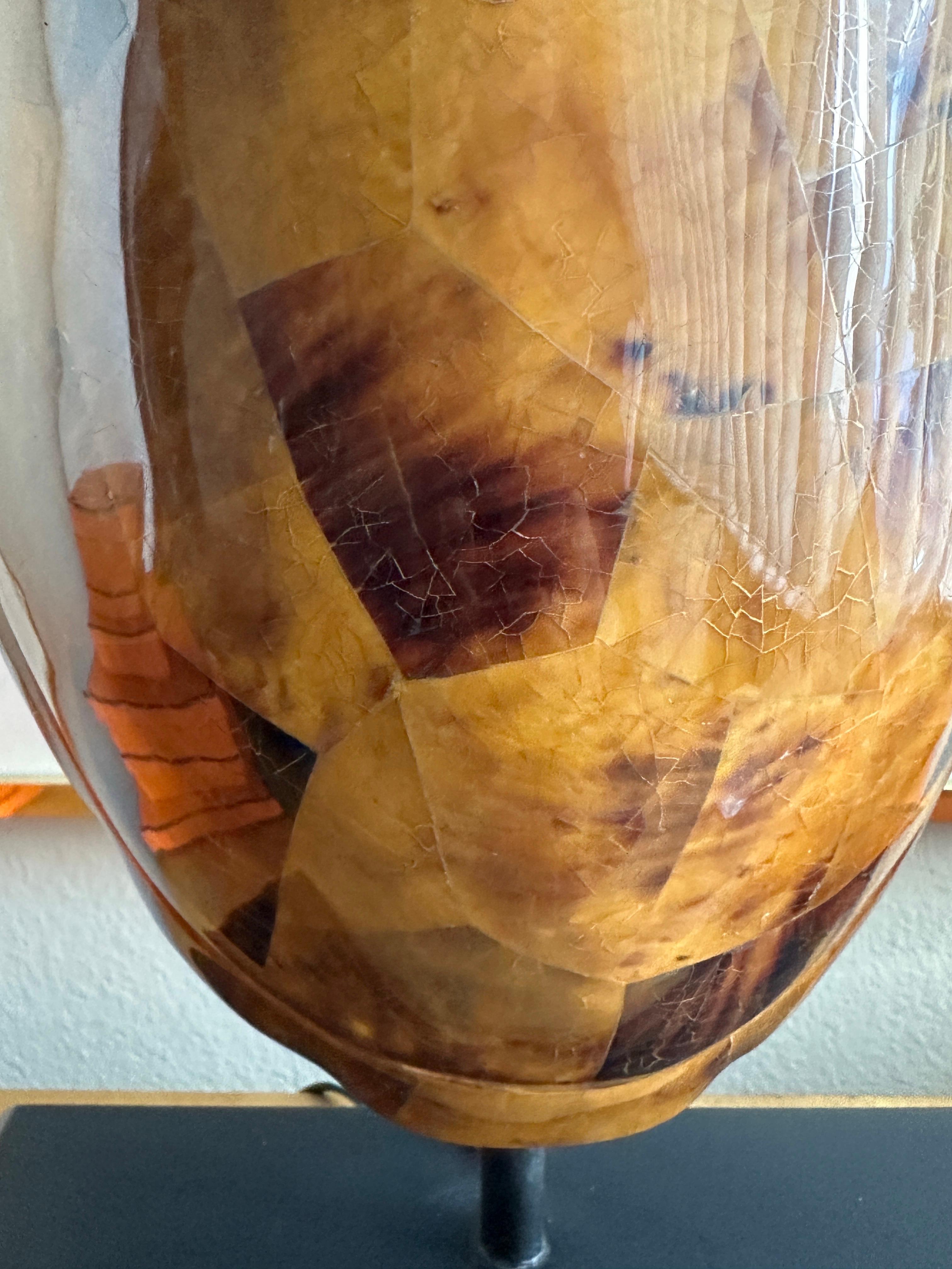 Faux Tortoise Shell Lamp 6