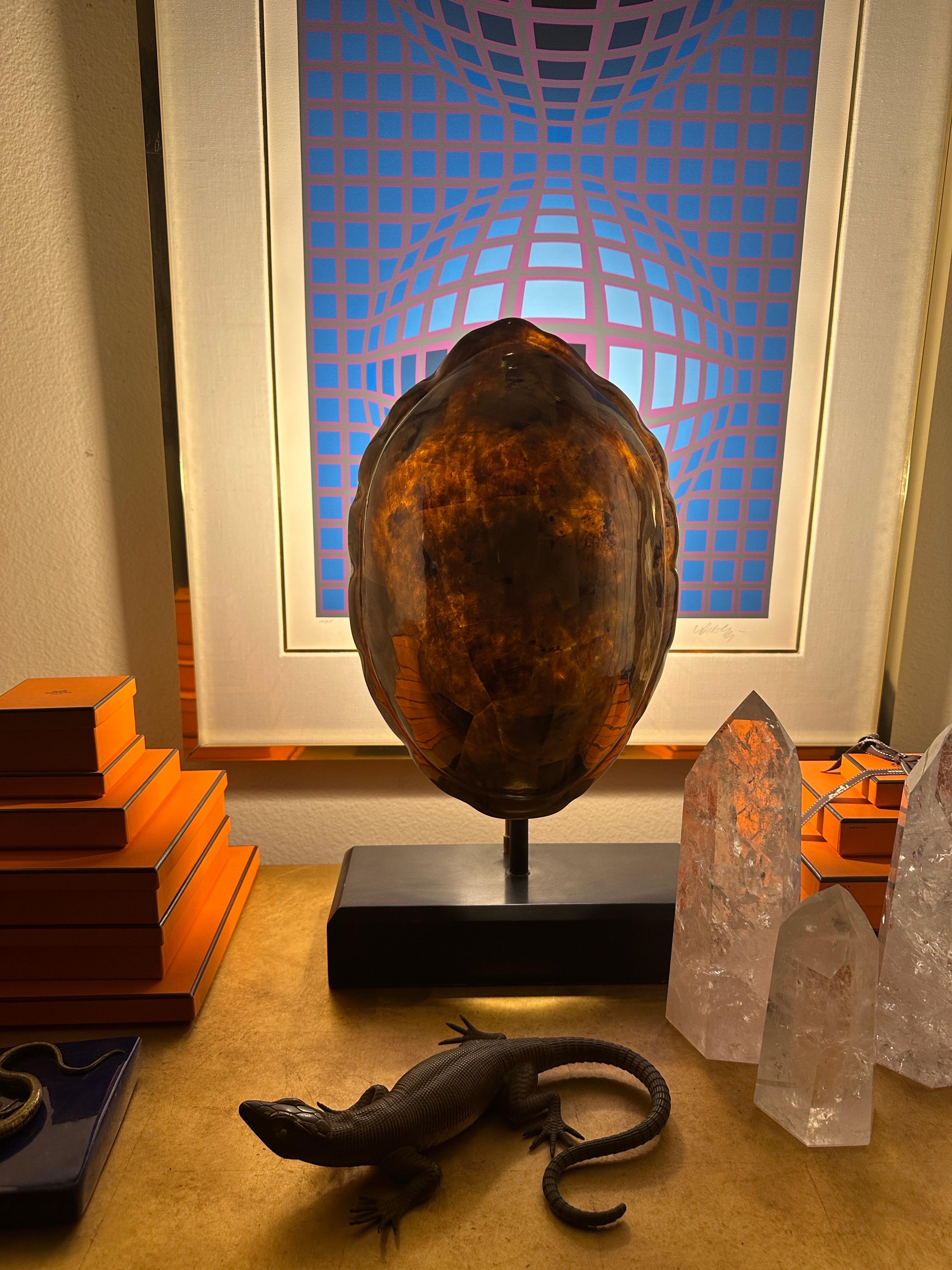 Faux Tortoise Shell Lamp 8