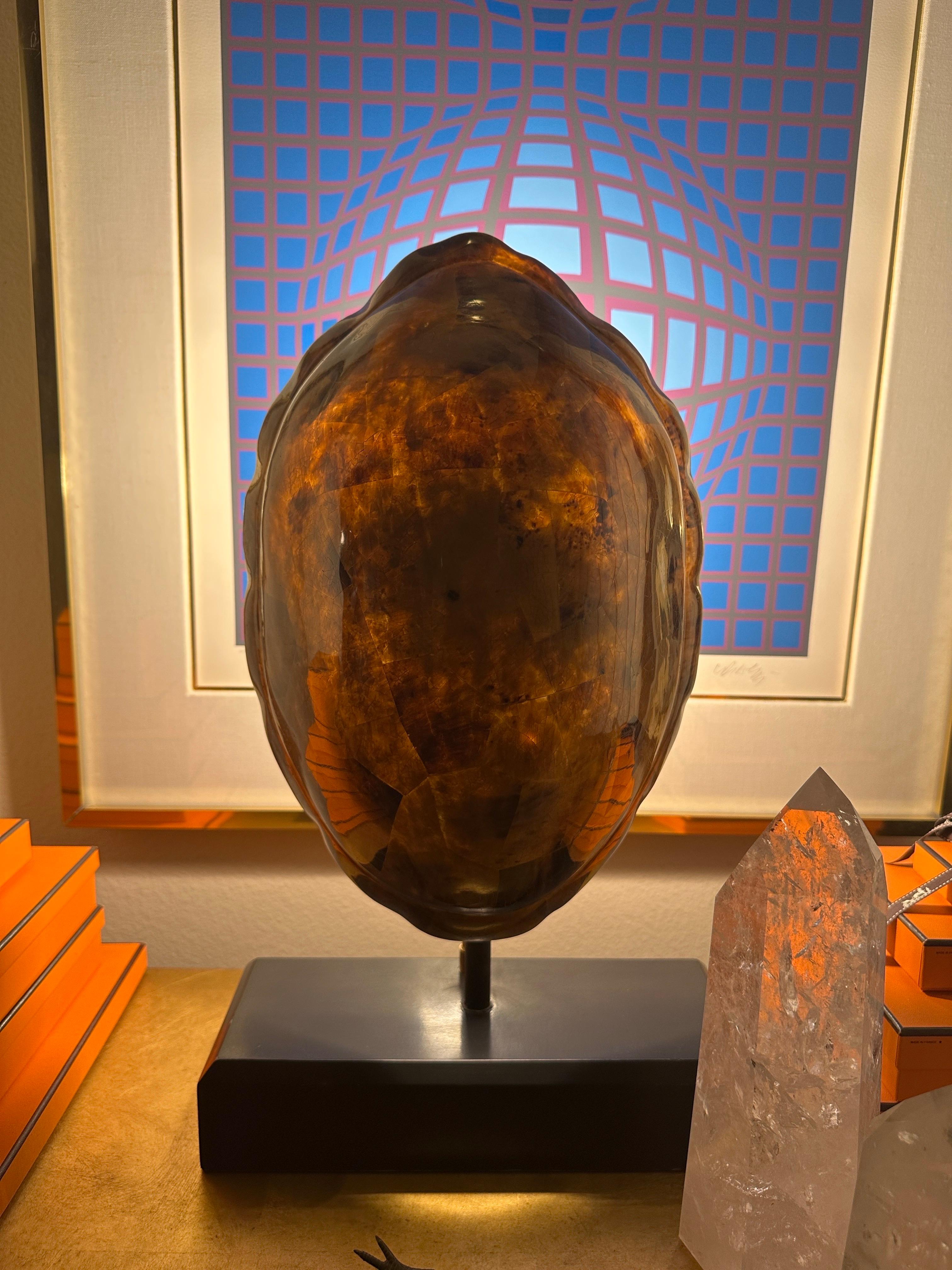 Faux Tortoise Shell Lamp 10