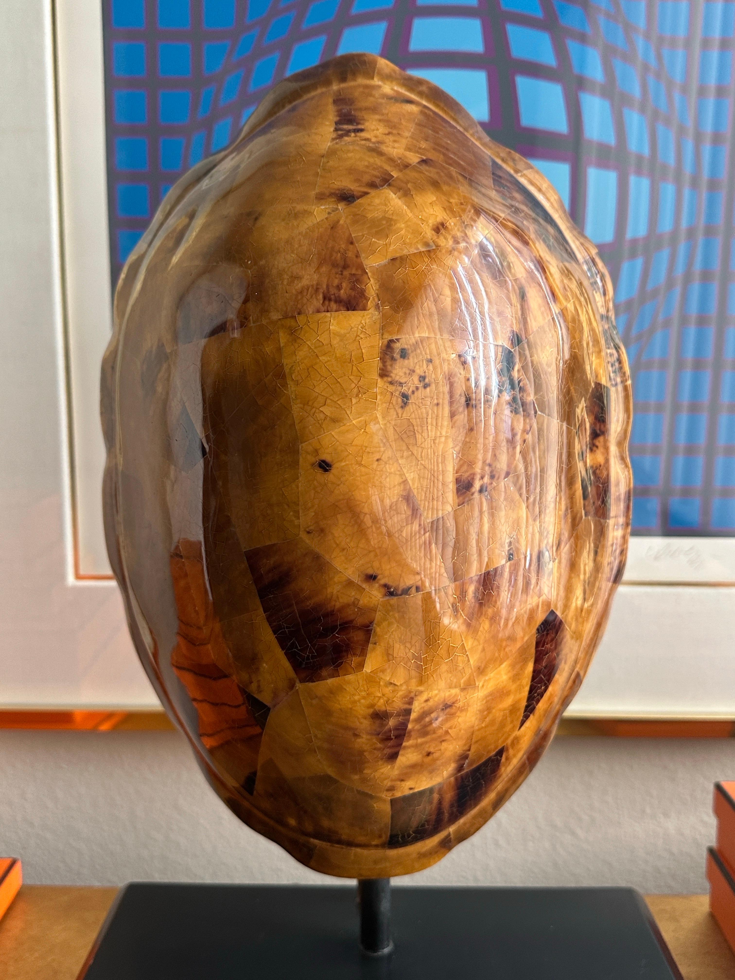 Faux Tortoise Shell Lamp 1