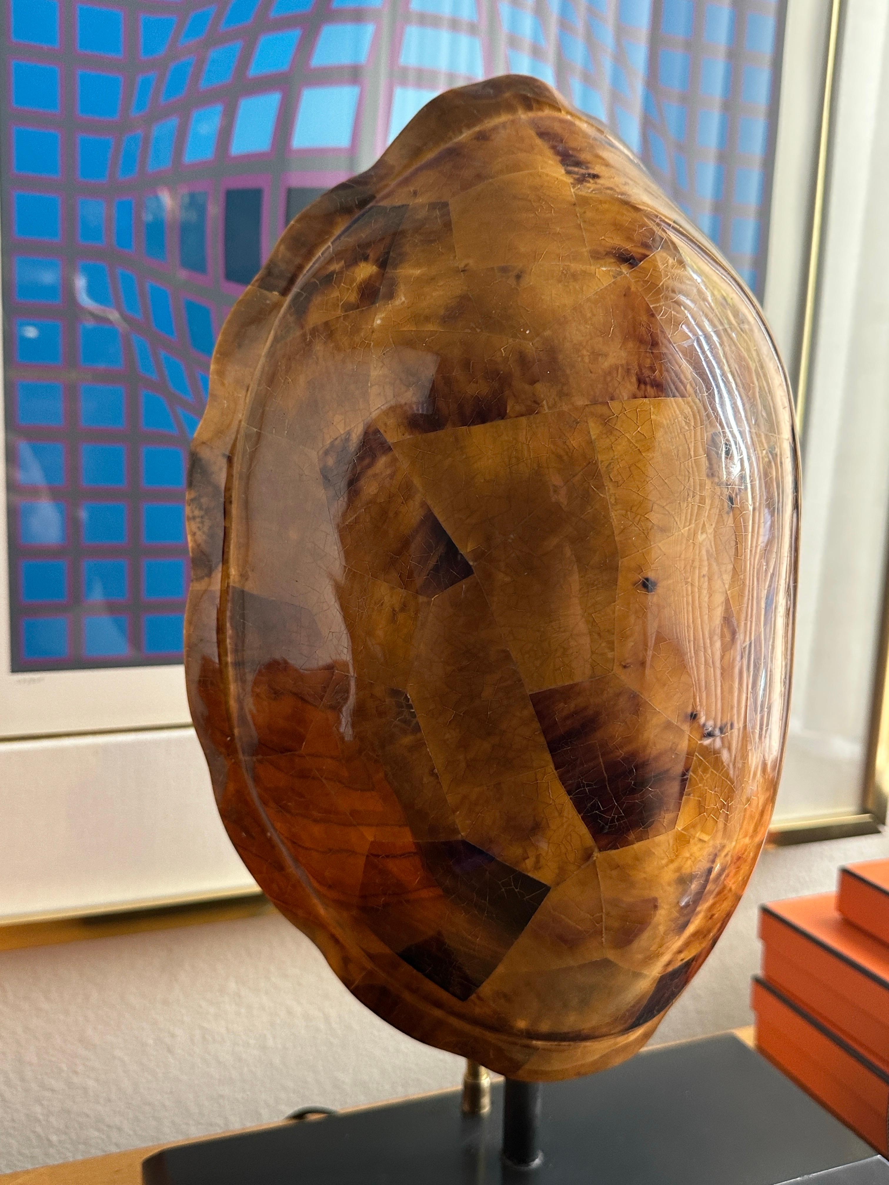 Faux Tortoise Shell Lamp 2