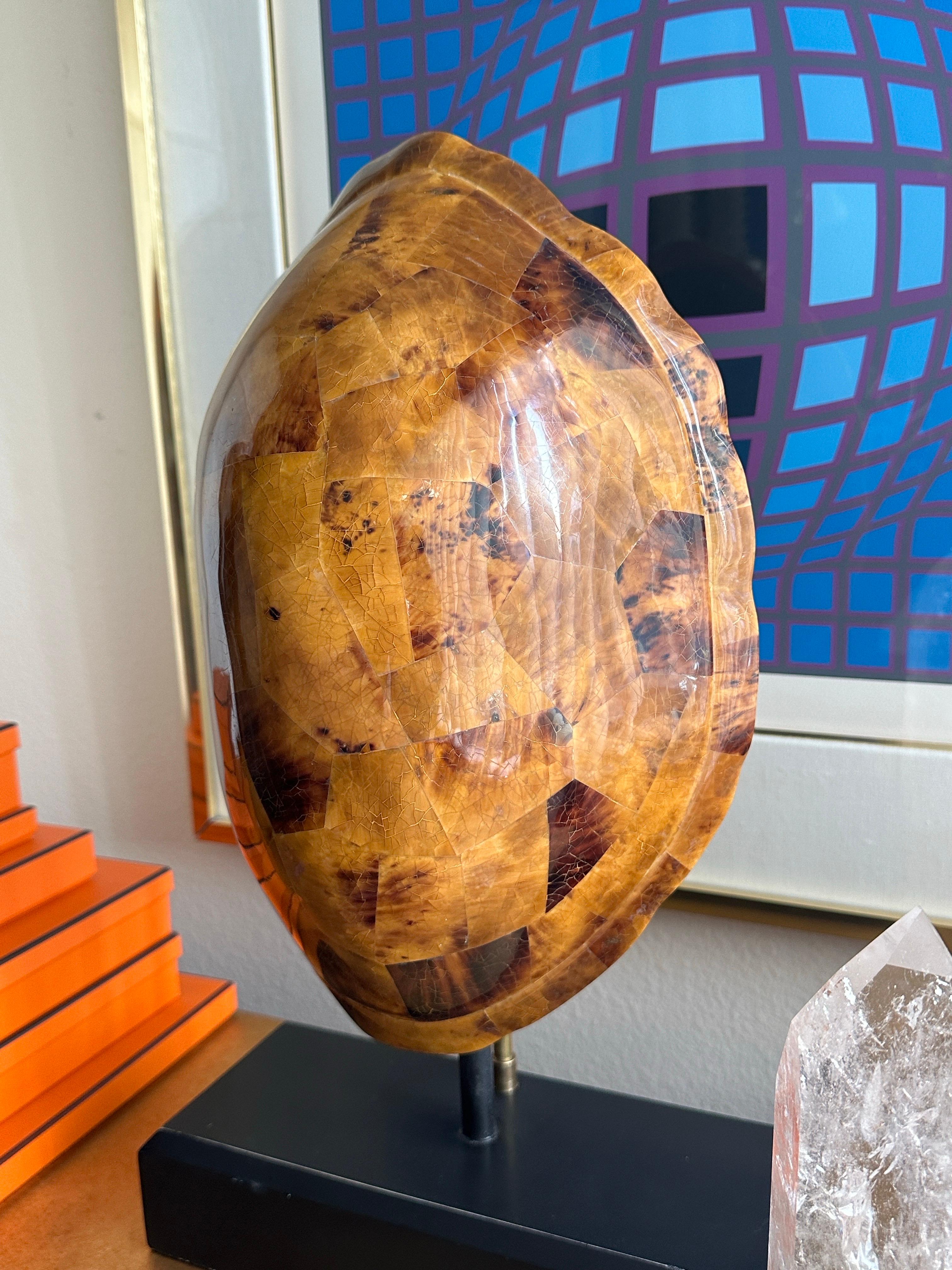 Faux Tortoise Shell Lamp 3