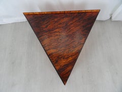 Faux Tortoiseshell Acrylic Triangle Table