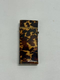 Faux Tortoiseshell Veneered Etui for Wax and Sealing Sticks, English c.1830–1860