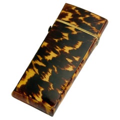 Etui de imitación de carey chapado para ceras y selladores, inglés c.1830-1860