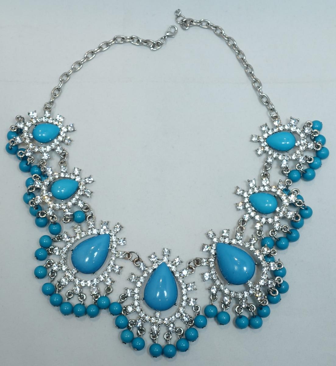 faux turquoise necklace