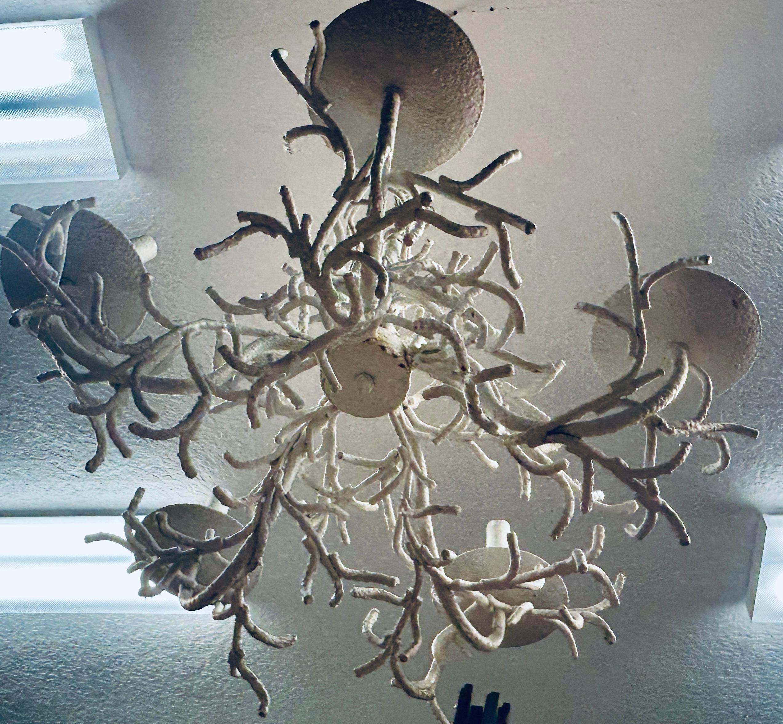 Faux White Coral Chandelier 1