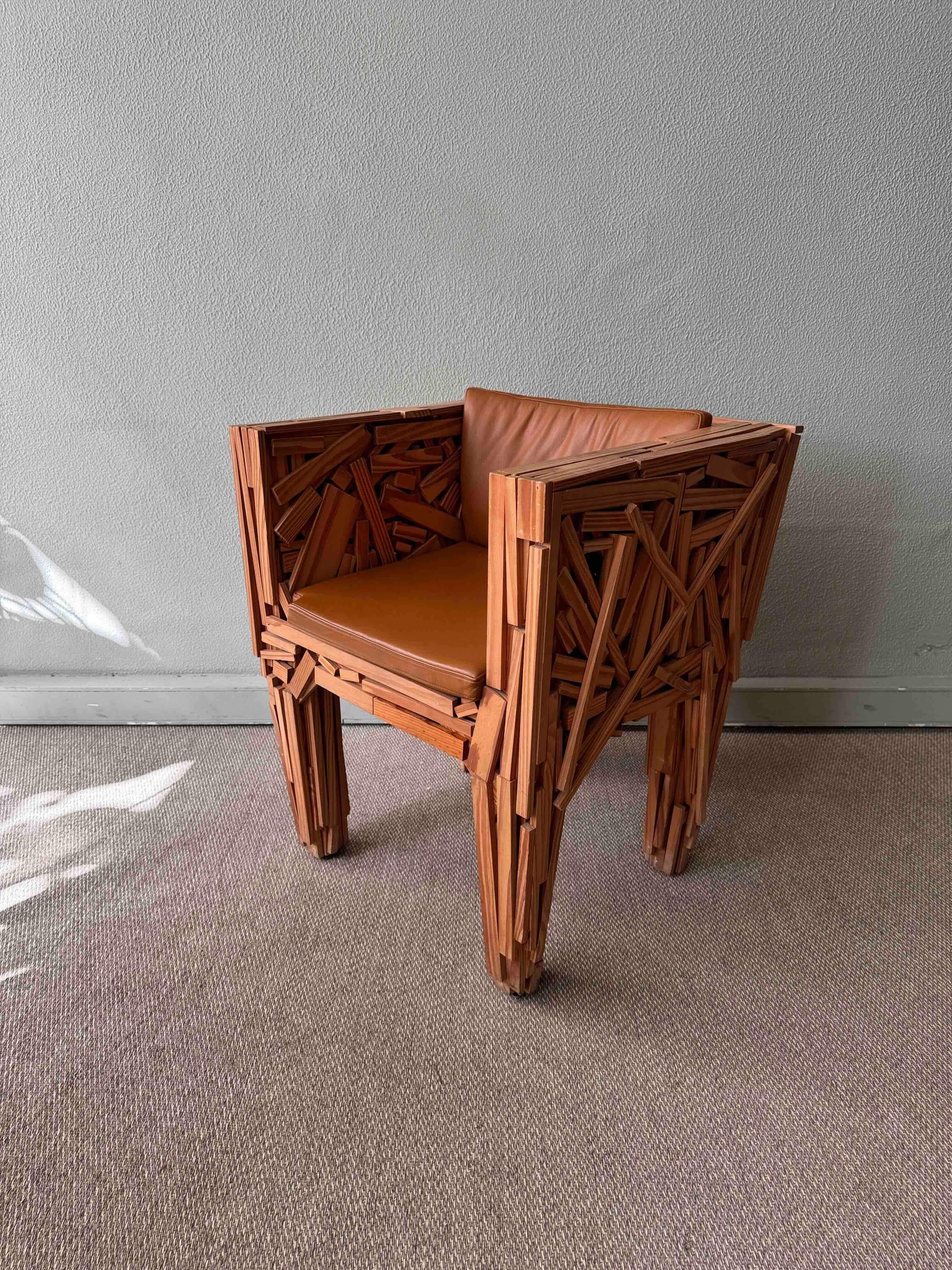 Mid-Century Modern Favela Chair by Campana Brothers for Edra 1994 For Sale