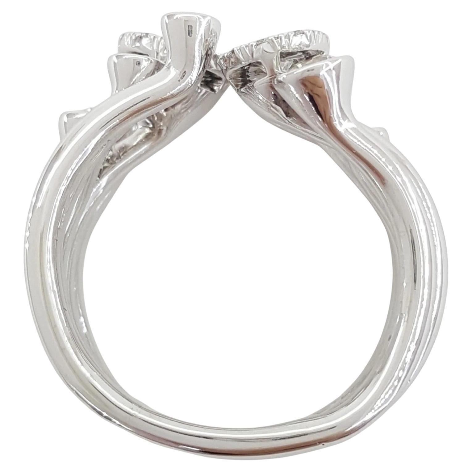 Favero Calla Collection Diamond Halo Statement Ring  1.8ct im Zustand „Neu“ im Angebot in Chicago, IL