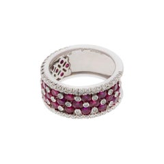 Favero Ruby and Diamond Ring