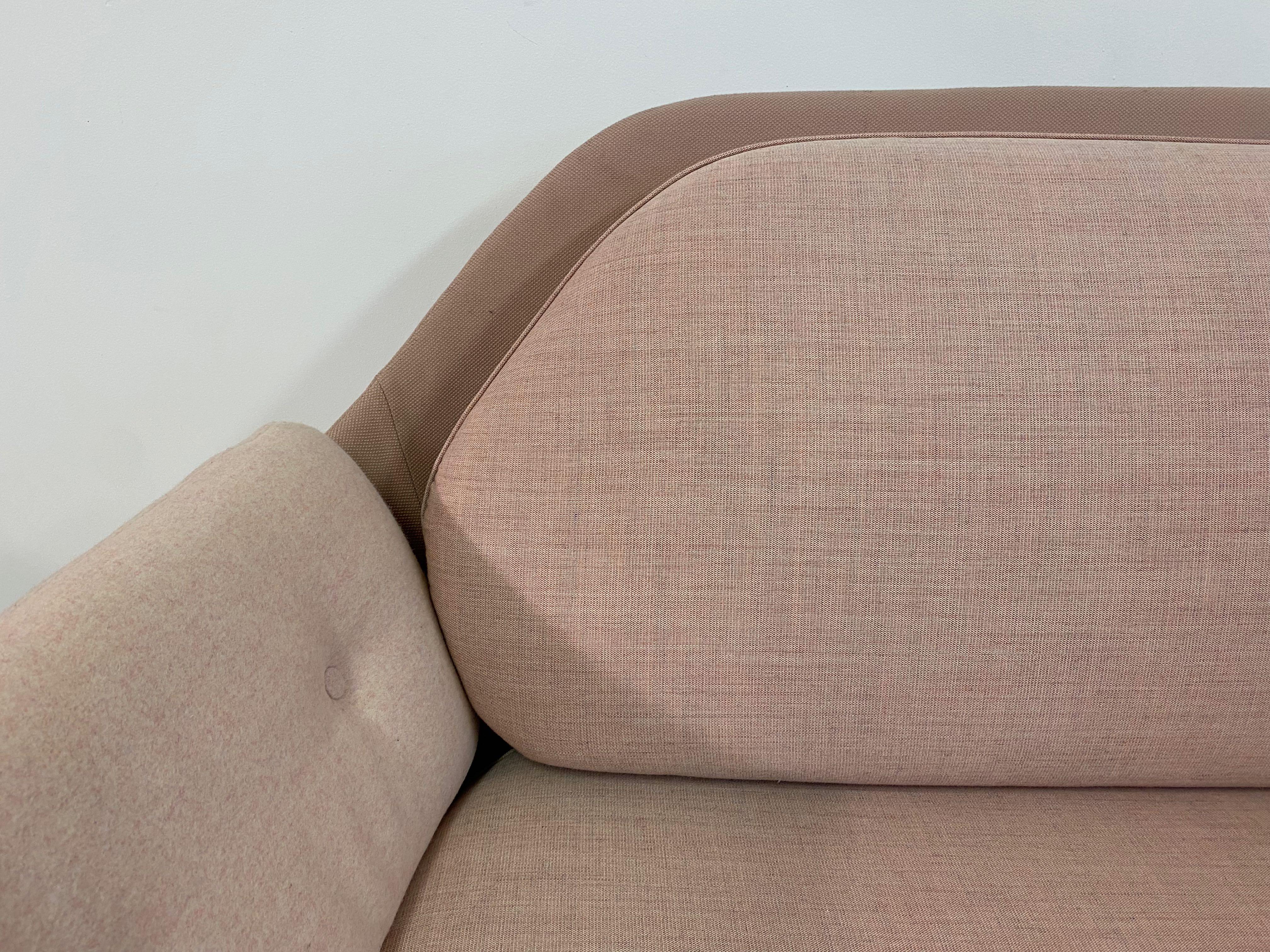 Fabric Favn Sofa by Jaime Hayon for Fritz Hansen in Pink